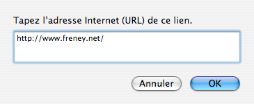 Mail - Saisie du lien Mail - Saisie du lien
