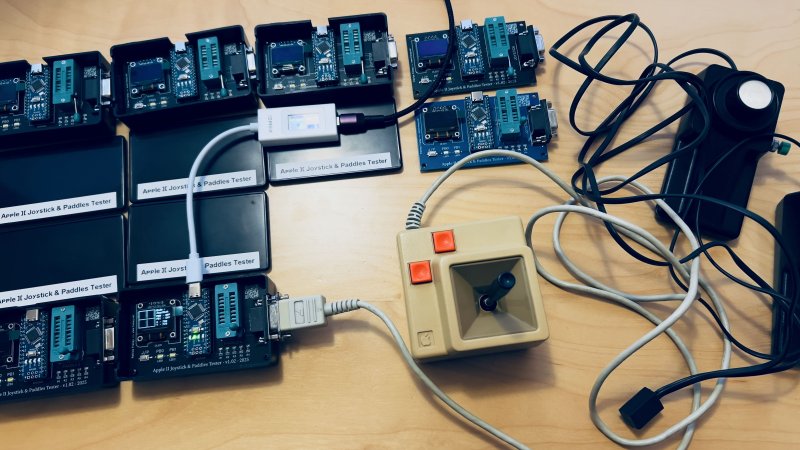 Annonce eBay pour le testeur de joysticks et paddles Apple ][
